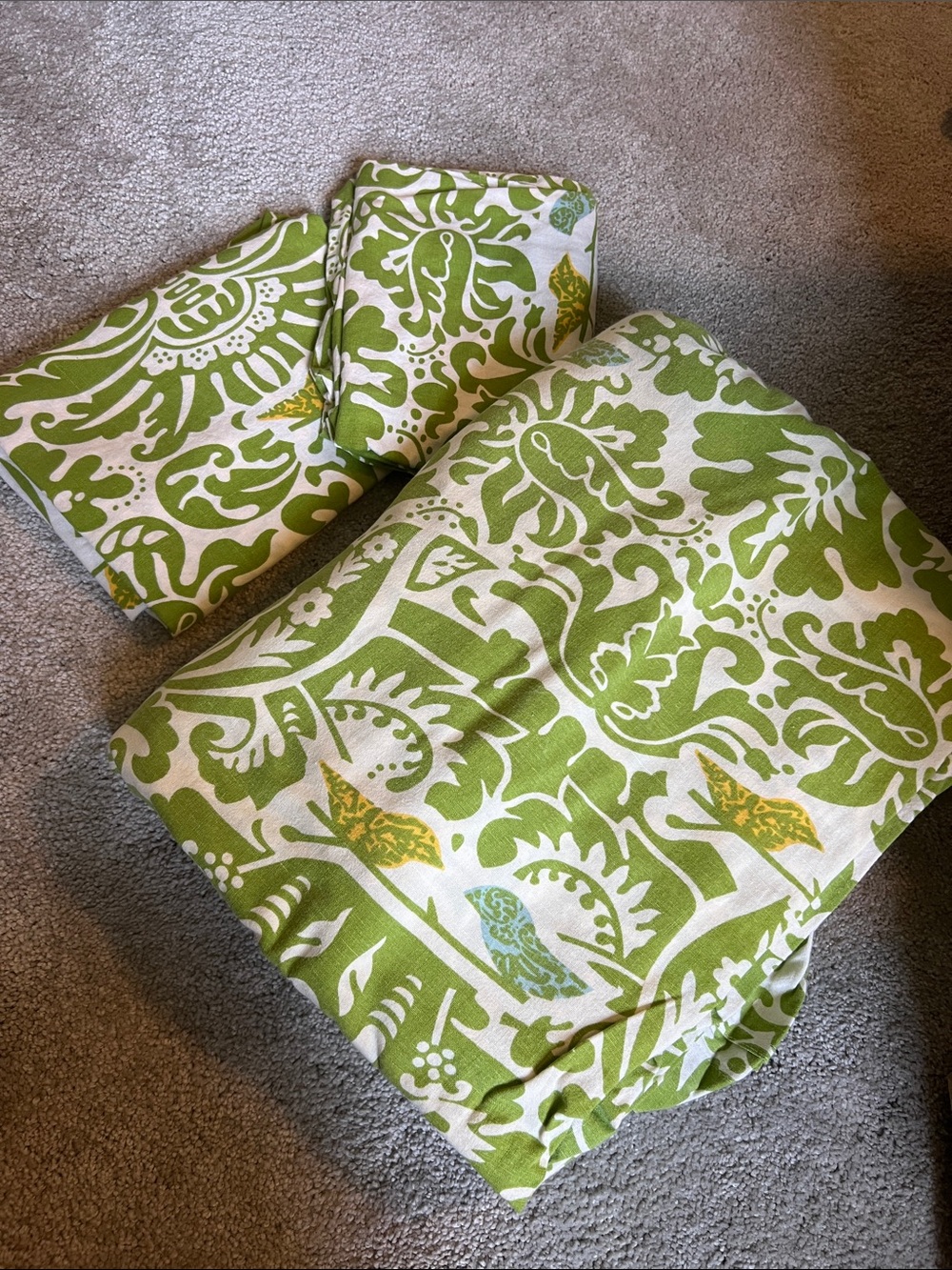 Anthropologie vintage duvet set